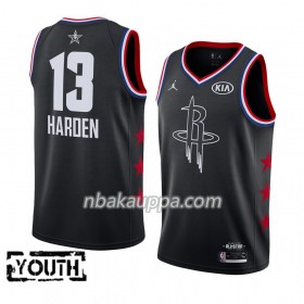 Houston Rockets James Harden 13 2019 Kaikki tähti Jordan Brand Musta Pelipaidat Swingman - Lasten
